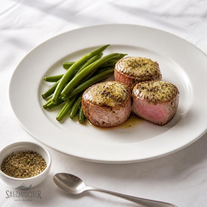 Schweinemedaillons mit Café-de-Paris-Kruste
