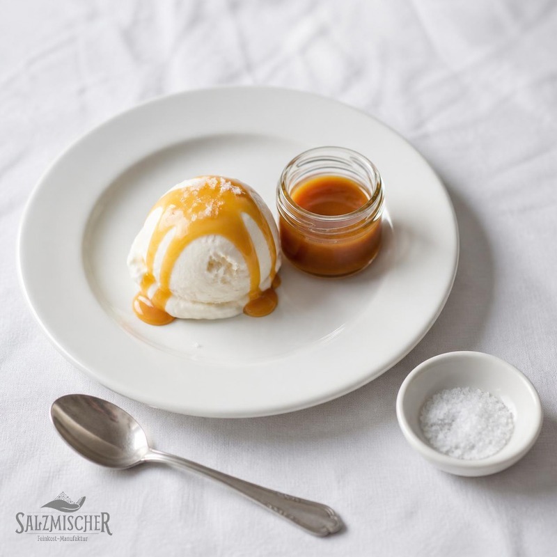 Salzkaramell-Sauce mit Fleur de Sel