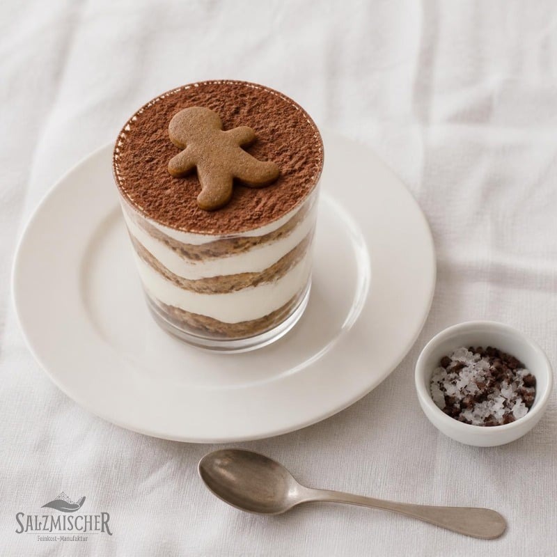 Lebkuchen-Tiramisu mit Schokoladensalz