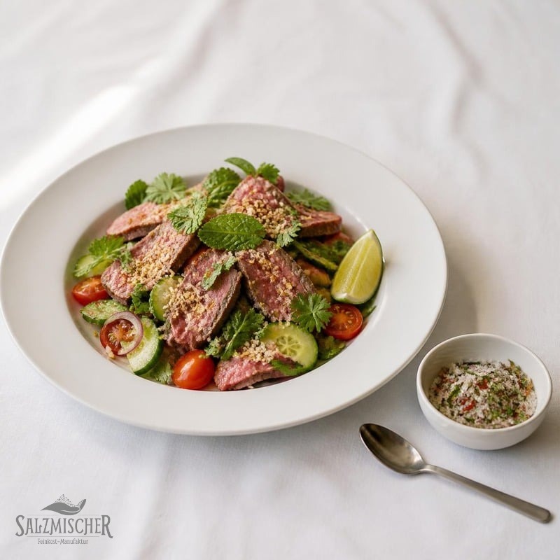 Thailändischer Rindfleischsalat mit Thai-Salz