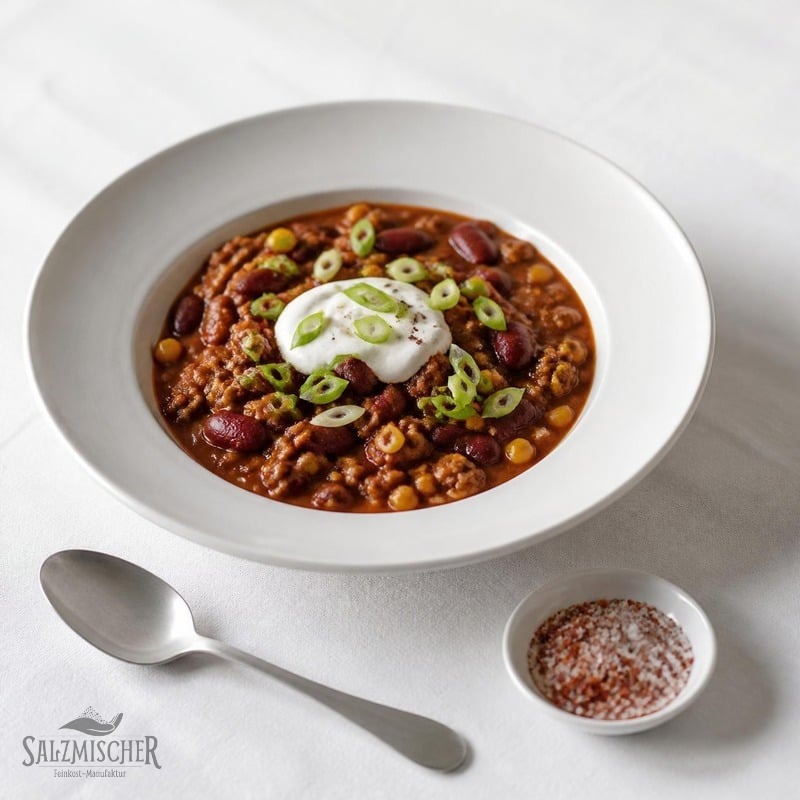 Chili con Carne mit Chilisalz