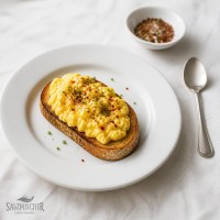 Cremiges Rührei mit Schnittlauch – Rezeptbild
