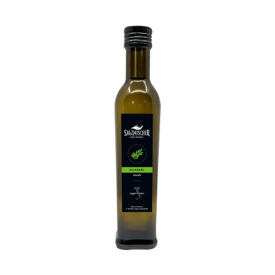 Salzmischer Olivenöl extra nativ Ligurien 250ml Glasflasche Vorderseite