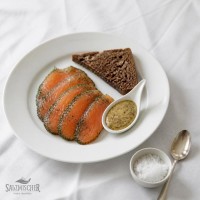 Graved Lachs selbst gemacht mit Meersalz – Rezeptbild