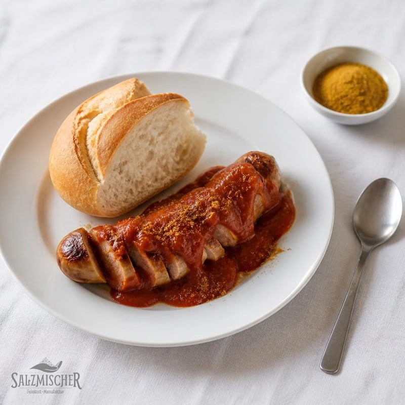 Currywurst mit hausgemachter Currysauce