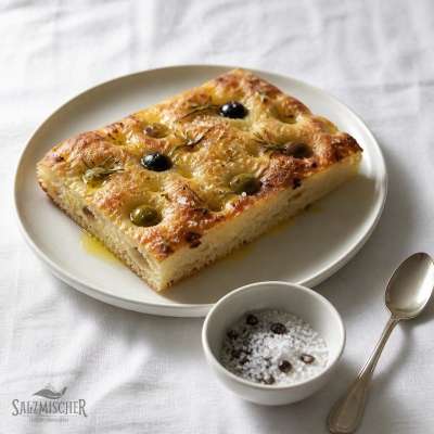 Oliven-Focaccia mit Rosmarin